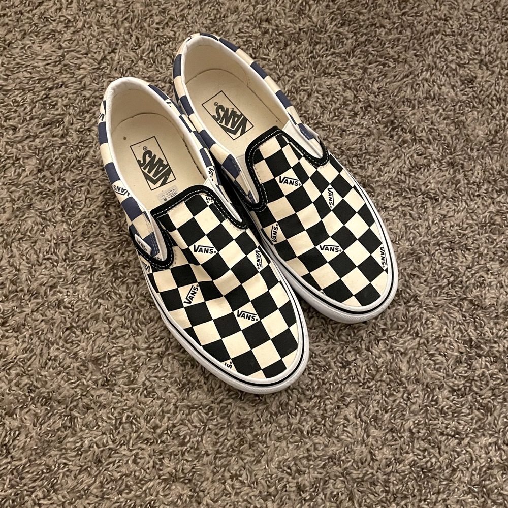 Checkered vans 9 1/2 men’s